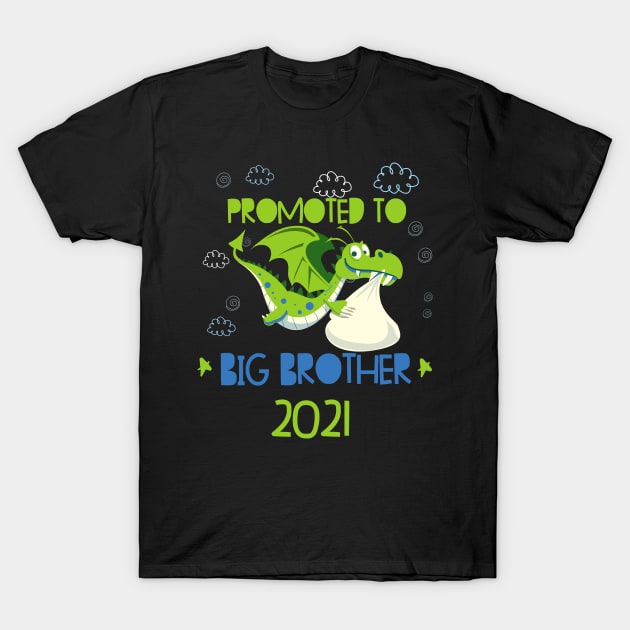 Dragon Big Brother Pregnant 2021 Gift Idea T-Shirt by alpmedia